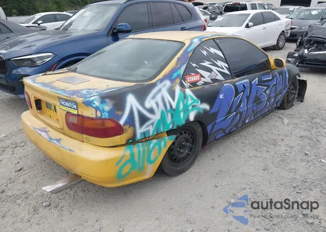 1995 Honda Civic Dx from USA, damaged, VIN 1HGEJ2124SL014100